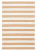 Jaida Tan Brown Cream Stripe Washable Rug