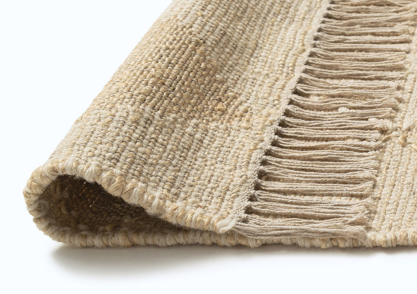 Jonette Sand Raised Diamond Jute Wool Rug