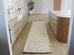 Josephine Ivory and Cream Tribal Transitional Runner Rug*NO RETURNS UNLESS FAULTY