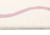 Juliana Pink and Cream Wiggle Bordered Washable Rug
