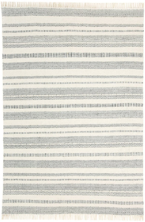 Kali Grey Striped Indoor Outdoor Rug *NO RETURNS UNLESS FAULTY