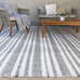 Kali Grey Striped Indoor Outdoor Rug *NO RETURNS UNLESS FAULTY