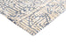 Karmen Blue and Ivory Geometric Patterned Rug
