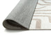 Kensa Grey Cream Indoor Outdoor Washable Rug