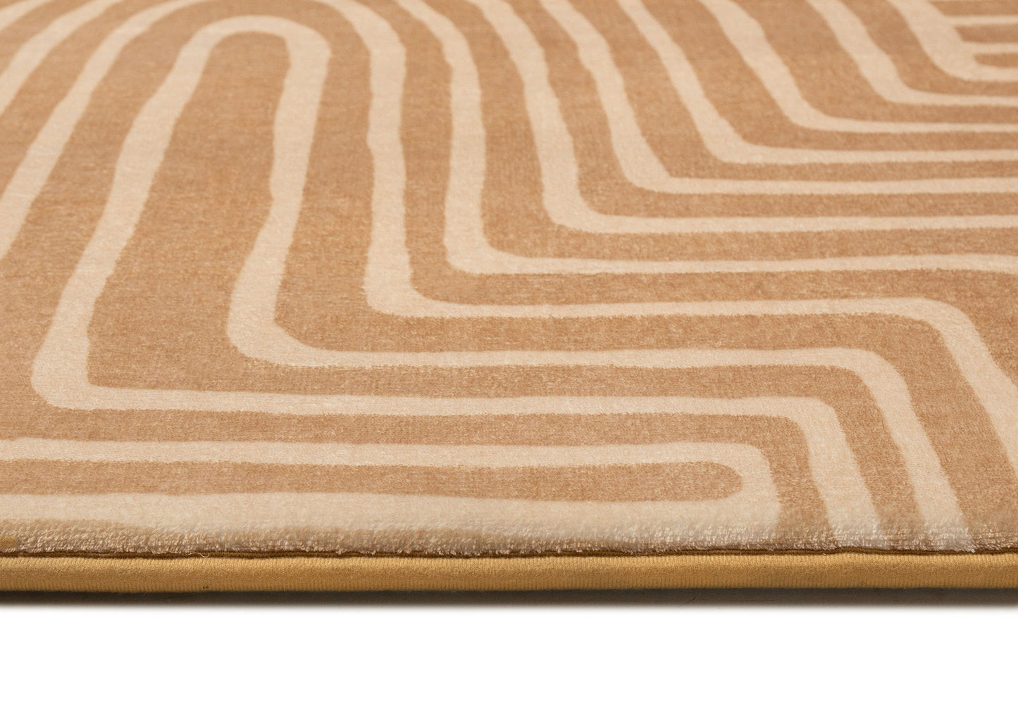 Koru Brown Abstract Rollie Pollie Playmat