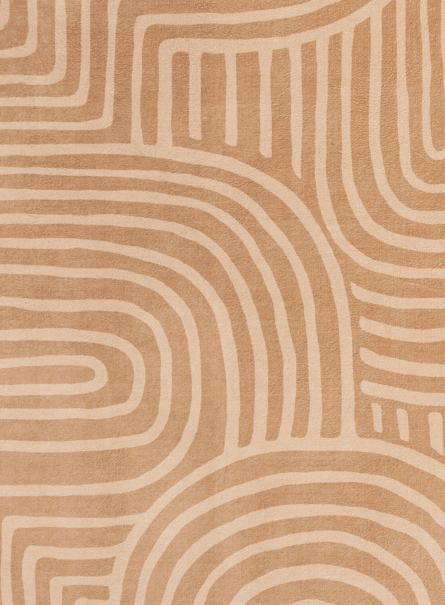 Koru Brown Abstract Rollie Pollie Playmat