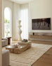 Kunal Ivory Abstract Rug