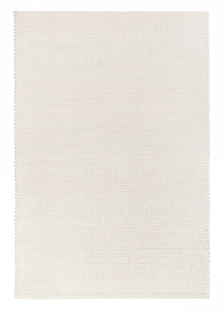 Larvic Off-White Chunky Felted Wool Rug