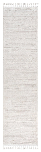 Leilani Ivory Cream Textured Runner Rug