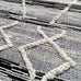 Lena Grey Black Abstract Textured Rug *NO RETURNS UNLESS FAULTY
