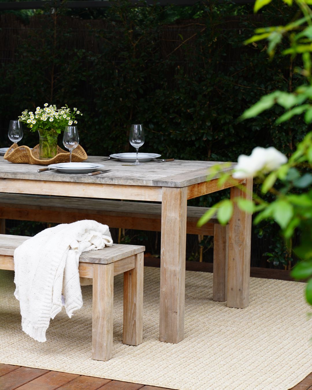 Leonora Tan Indoor Outdoor Rug