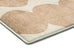 Lexa Beige and Light Beige Abstract Rollie Pollie Playmat
