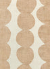 Lexa Beige and Light Beige Abstract Rollie Pollie Playmat