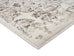 Liliana Cream And Brown Traditional Distressed Floral Runner Rug