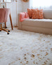 Lindy Cream Ivory And Gold Traditional Floral Rug *NO RETURNS UNLESS FAULTY