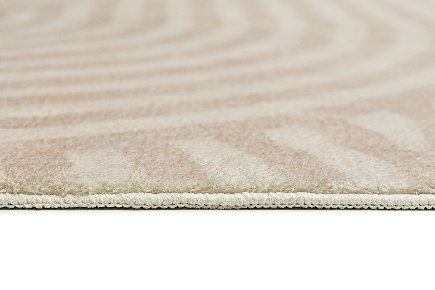 Lissy Ivory Rainbow Pattern Washable Rug