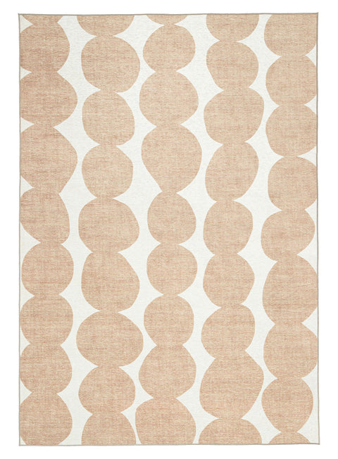 Loannis Beige Ivory Indoor Outdoor Washable Rug