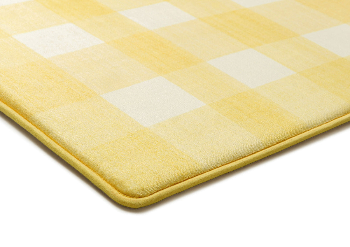 Lois Yellow Gingham Playmat