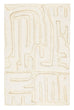 Lola Cream Abstract Cotton Washable Rug
