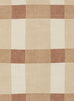 Lucca Beige Ivory and Terracotta Checkered Indoor Outdoor Ru