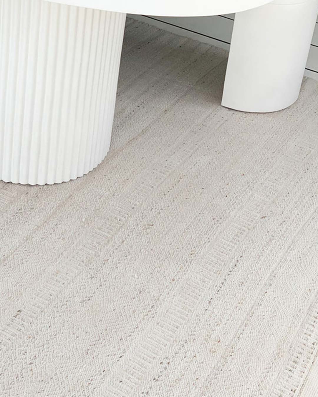 Lucinda Cream and Beige Indoor Outdoor P.E.T Rug