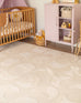 Lucy Beige Cream Half-Moon Pattern Rug