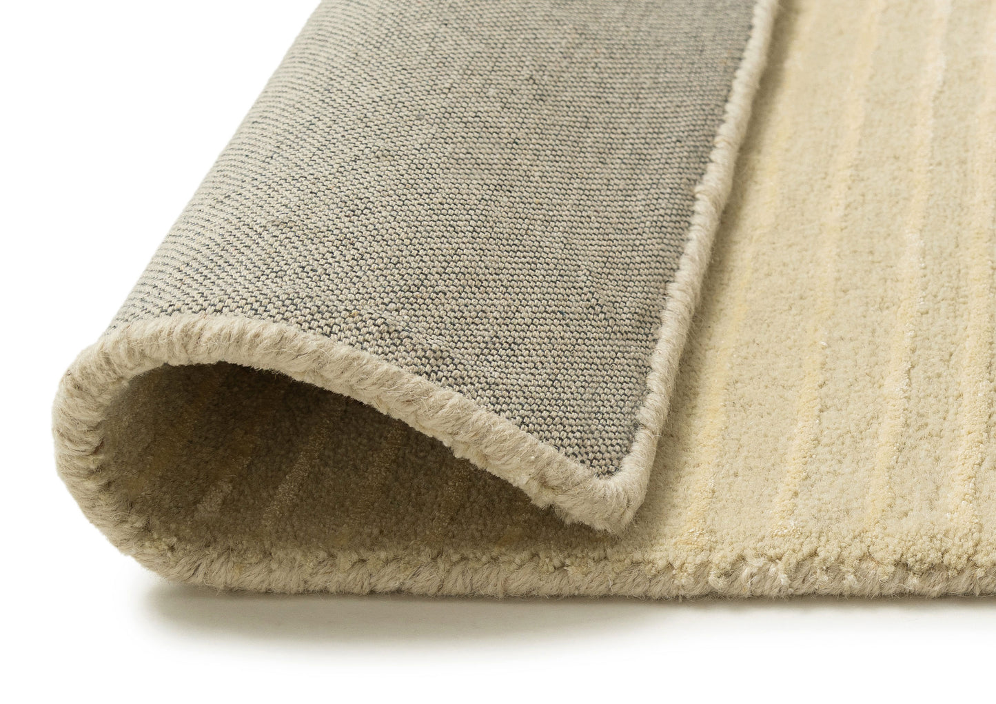 Lutgarda Cream Wool Blend Rug