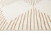 Lyra Ivory and Brown Diamond Stripe Washable Rug