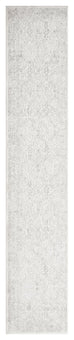 Madison Ivory And Grey Traditional Distressed Runner Rug