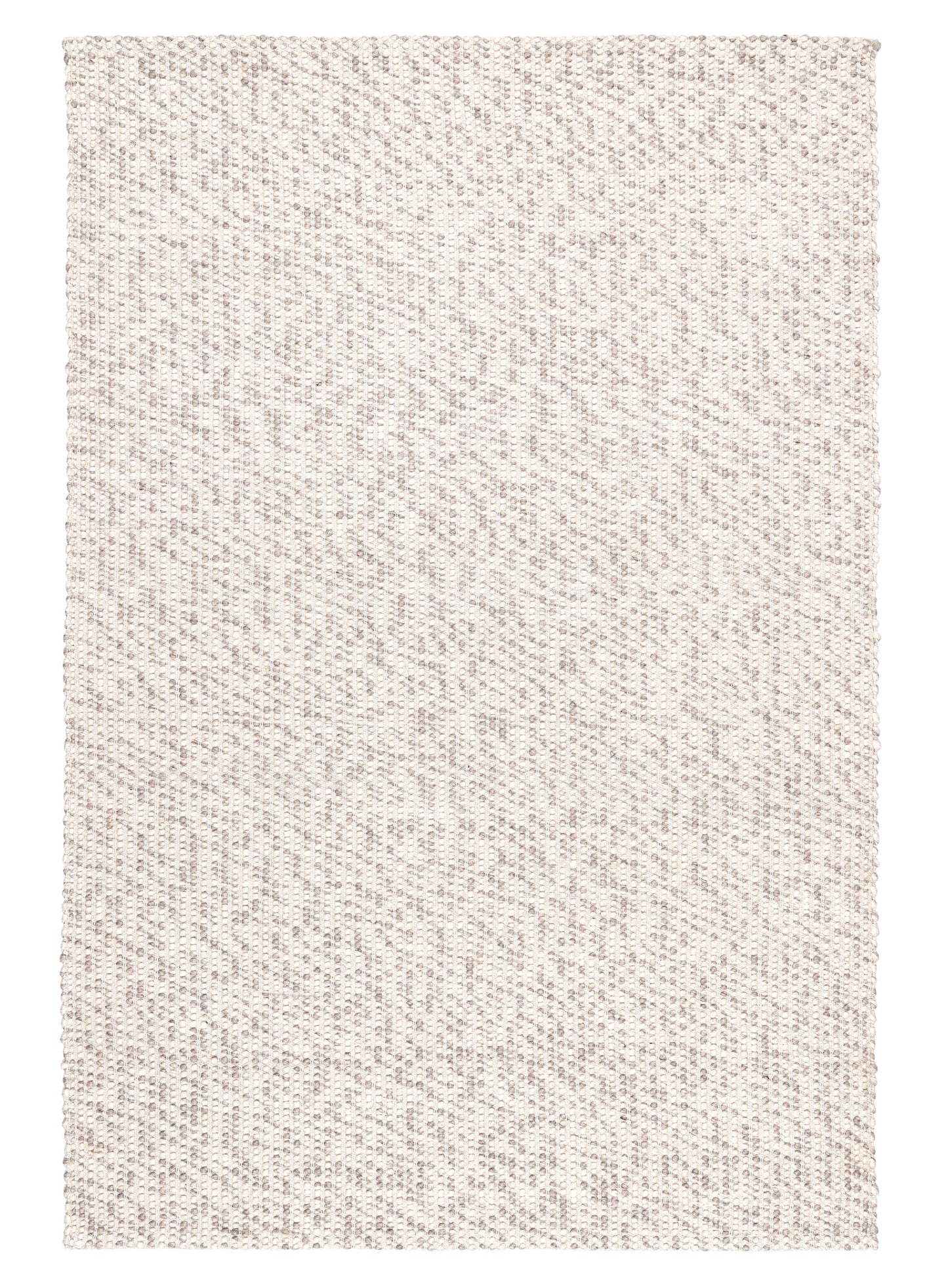 Mallory Marbled Cream and Grey Chunky Wool Rug