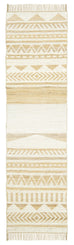 Marilia White and Natural Runner Rug *NO RETURNS UNLESS FAULTY