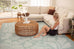 Marion Blue Botanical Washable Rug