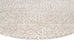 Melia Grey and Ivory Tribal Textured Round Rug