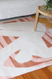 Menaka Pink and Rust Abstract Rug