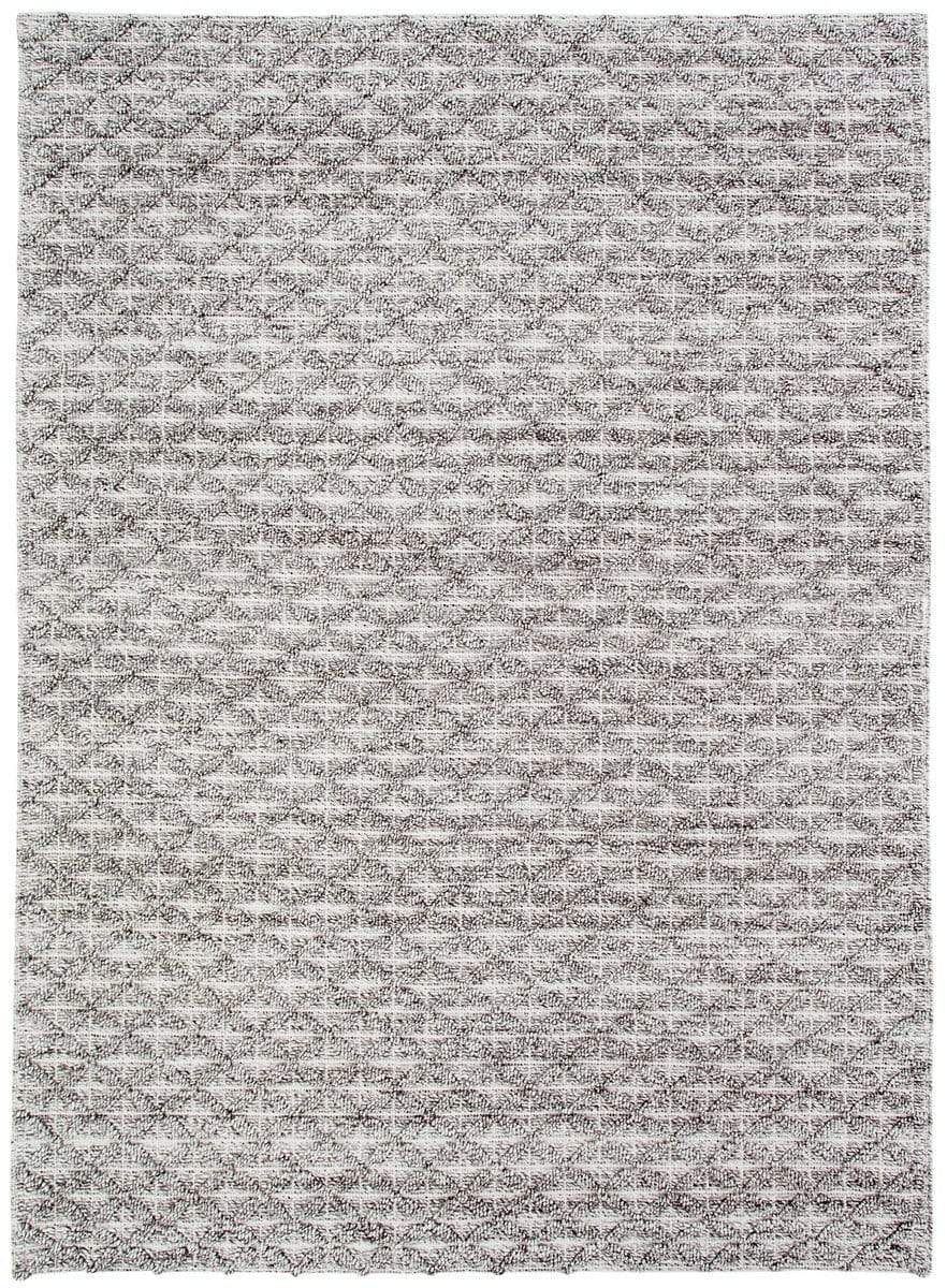 Mia Grey Lattice Wool Rug *NO RETURNS UNLESS FAULTY