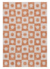 Milena Orange and Beige Washable Rug