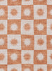 Milena Orange and Beige Washable Rug