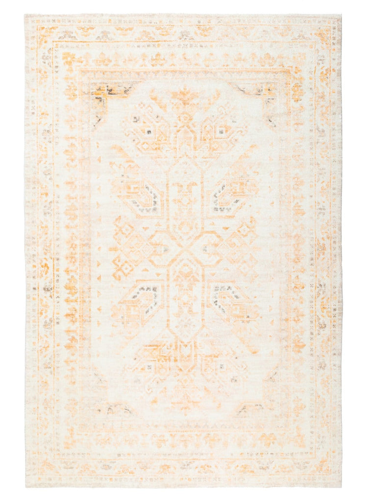 Mina Orange and Cream Washable Rug *NO RETURNS UNLESS FAULTY