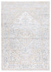 Mira Grey Tan And Blue Lustrous Traditional Rug