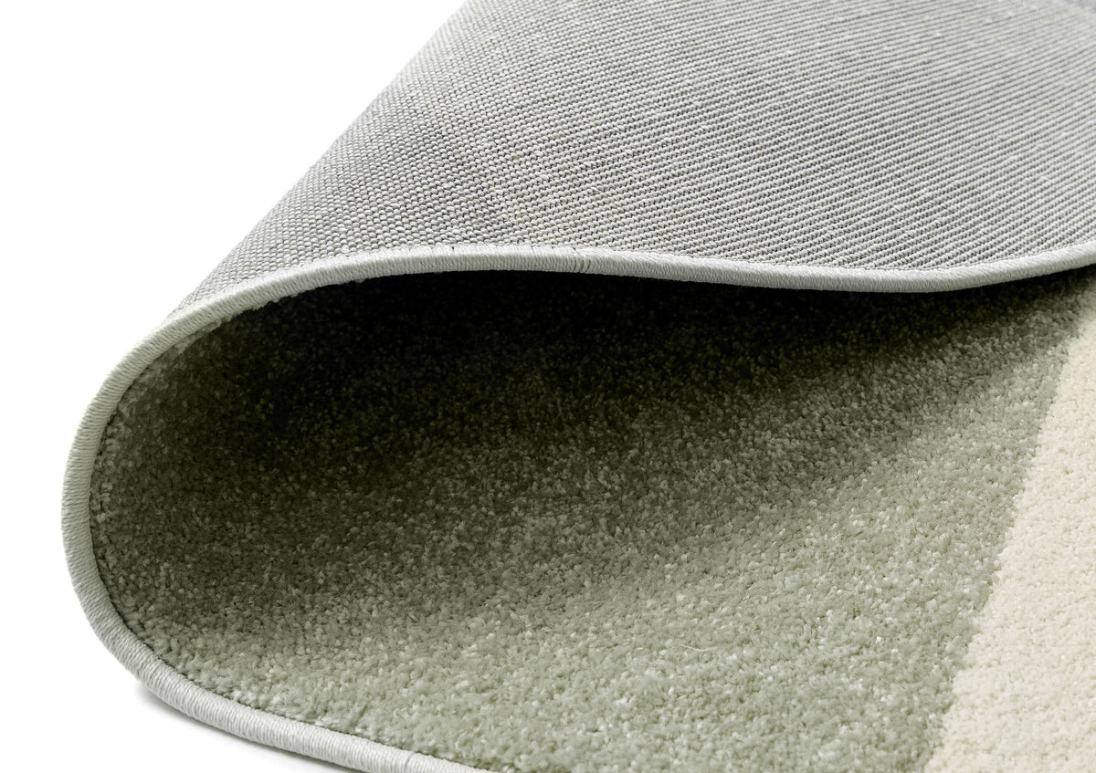 Mordi Green Pinwheel Round Rug