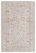 Moselle Beige and Brown Floral Distressed Rug