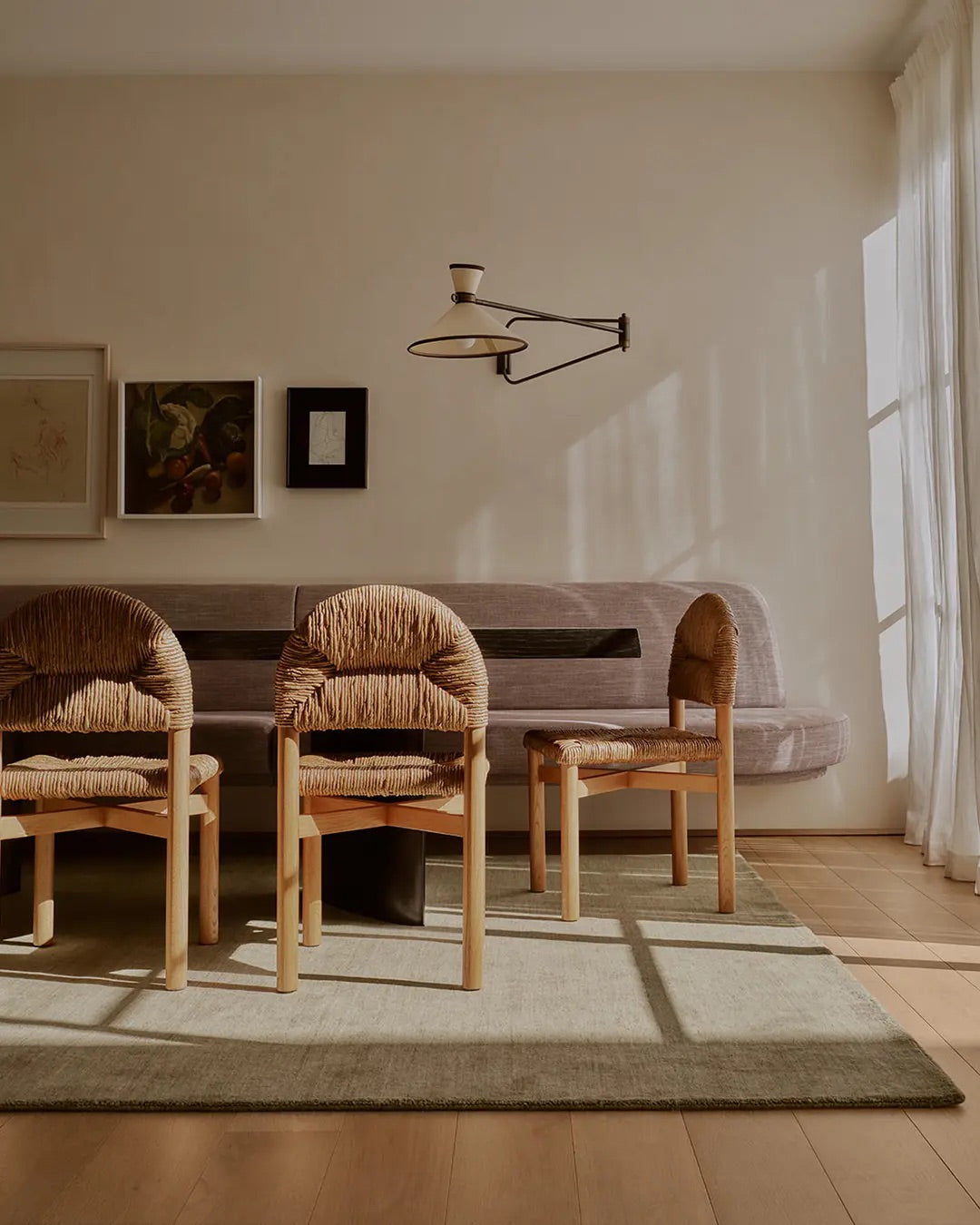 Nabila Sage Wool Rug