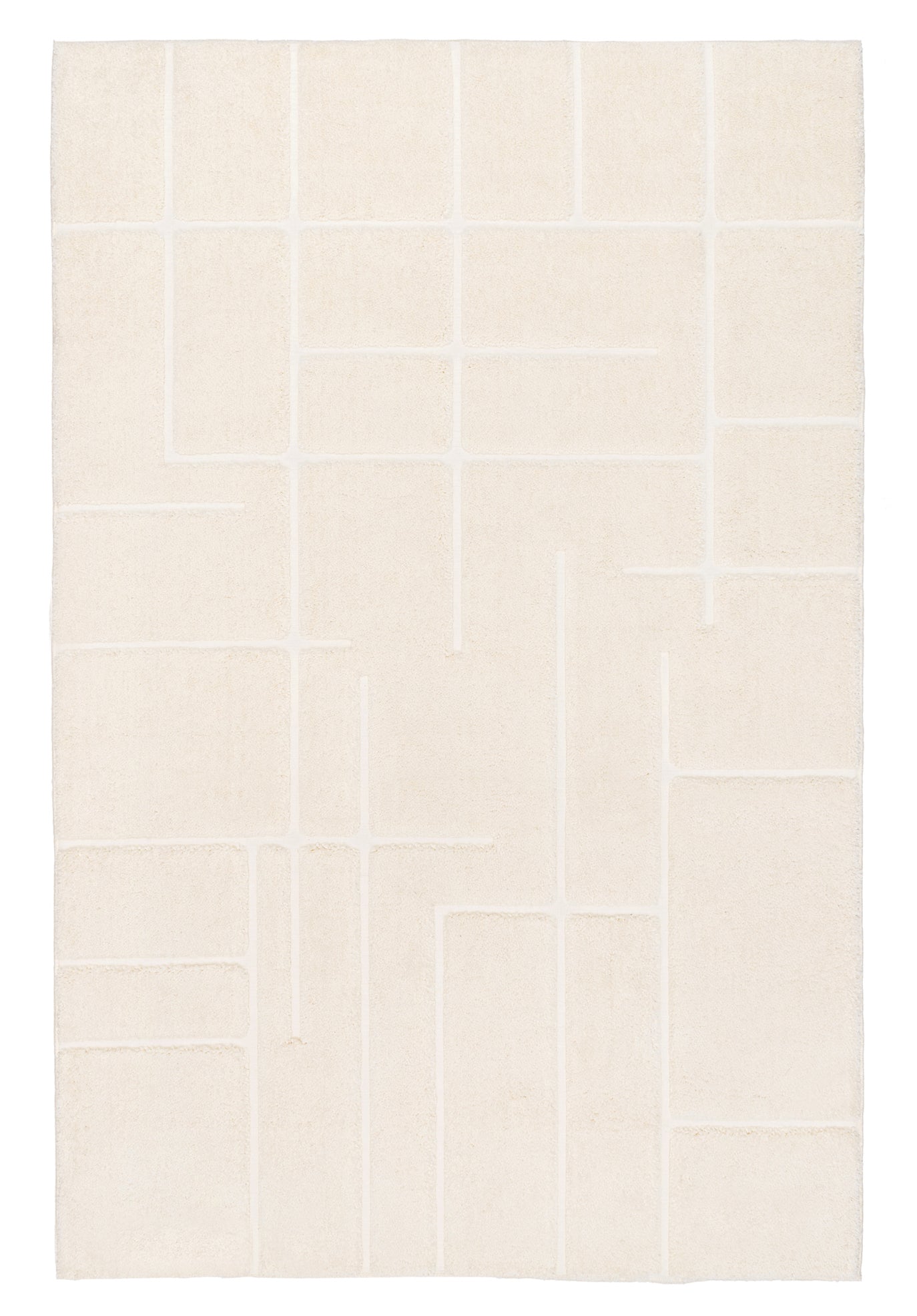 Nalu Ivory Geometric Rug