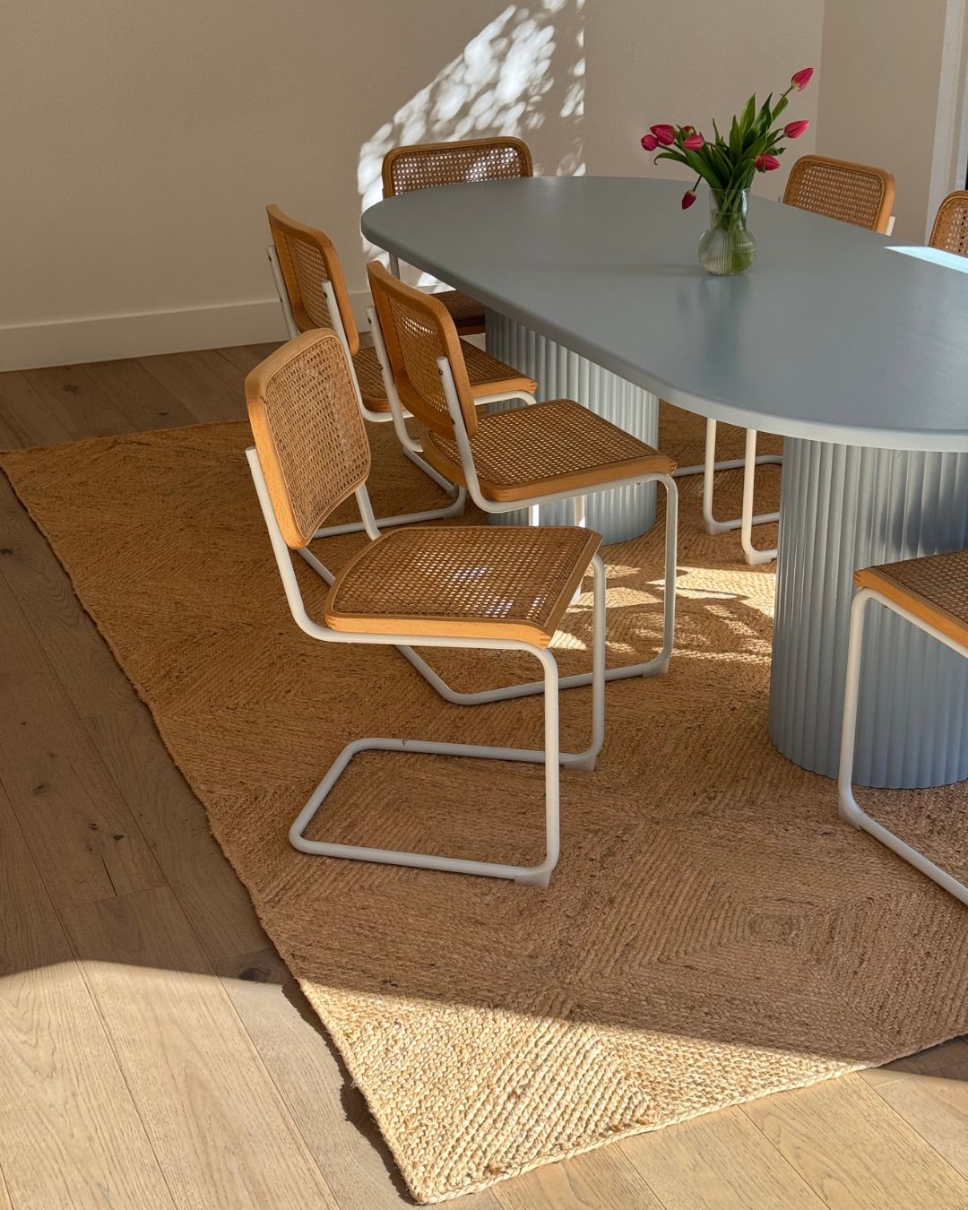 Nashira Natural Brown Diamond Jute Rug