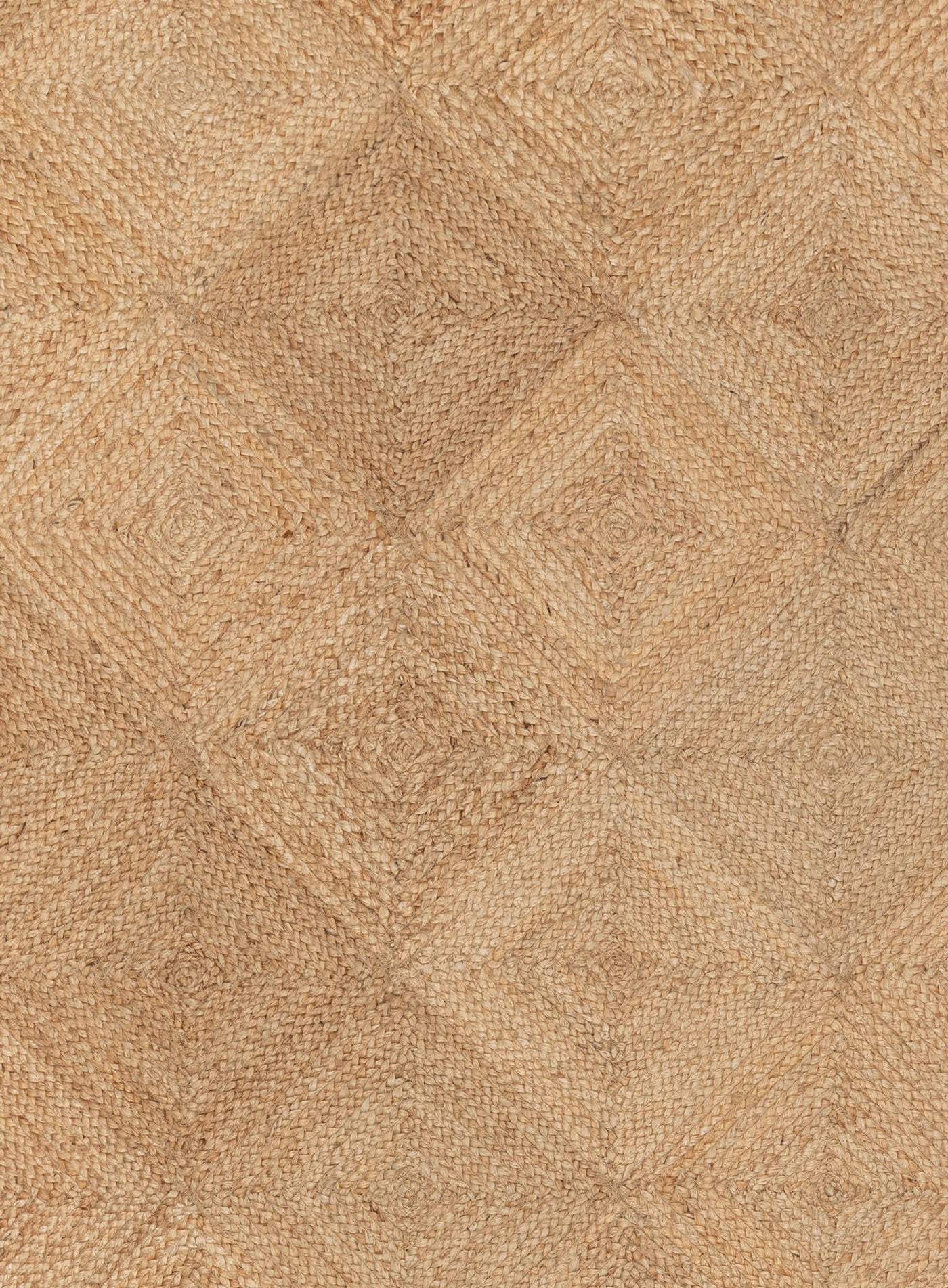 Nashira Natural Brown Diamond Jute Rug