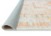 Natalya Orange and Cream Transitional Washable Rug