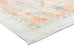 Natalya Orange and Cream Transitional Washable Rug