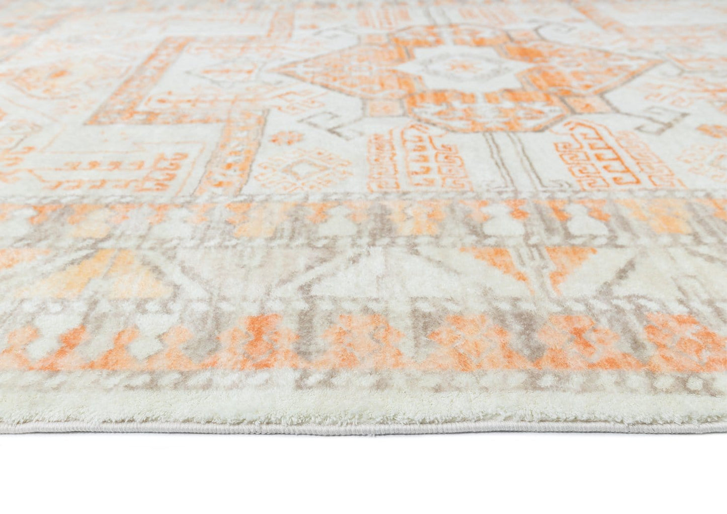 Natalya Orange Washable Runner Rug *NO RETURNS UNLESS FAULTY