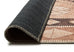 Necha Beige and Brown Tribal Washable Rug