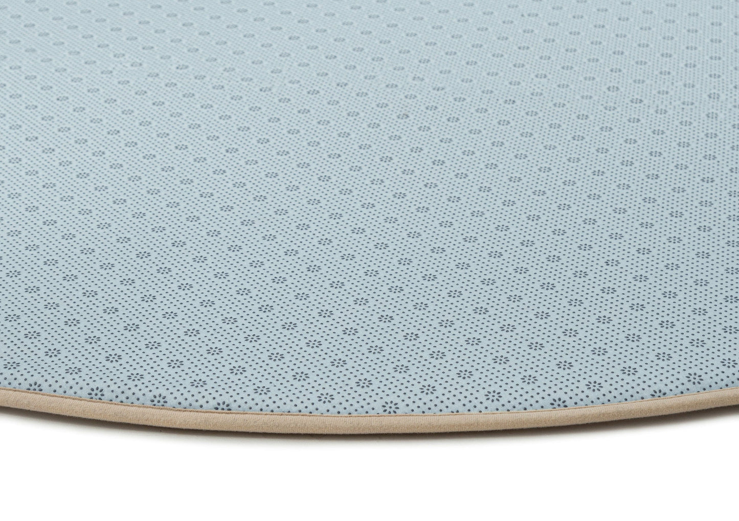 Neci Neutral Cream Plush Rollie Pollie Round Playmat